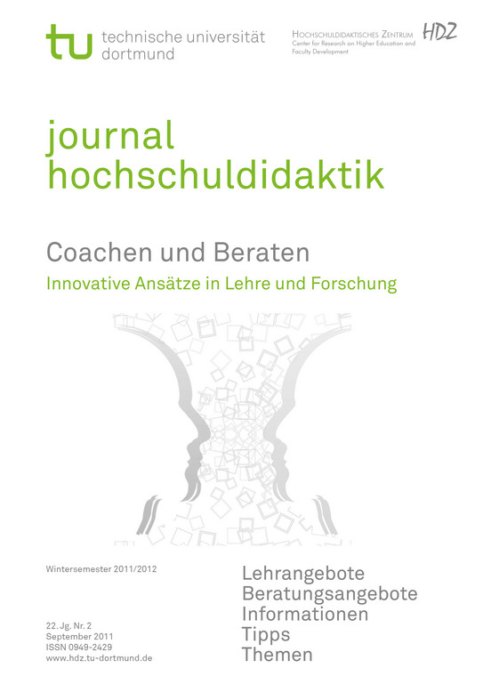 Journal Hochschuldidaktik, Nr. 2, 2011 Titelblatt Journal Hochschuldidaktik, Nr. 2, 2011