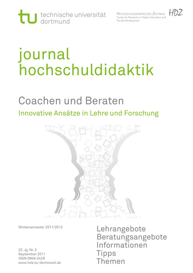 Titelblatt Journal Hochschuldidaktik, Nr. 2, 2011