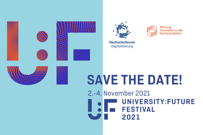 Logo: Save the Date - University:Future Festival 2021
