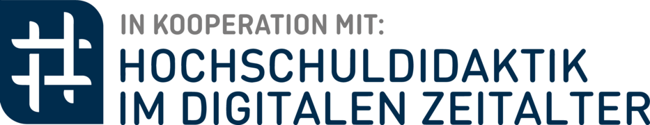 Logo: In Kooperation mit Hochschuldidaktik im digitalen Zeitalter