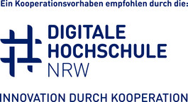 Logo: Ein Kooperationsprogramm empfohlen durch die Digitale Hochschule NRW